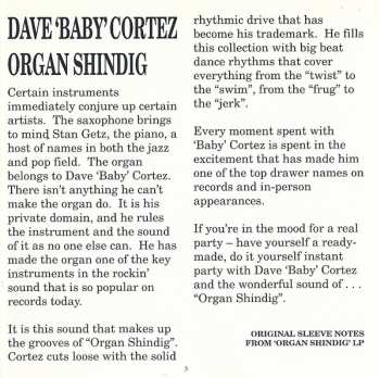 CD Dave "Baby" Cortez: Organ Shindig / Tweetie Pie / In Orbit