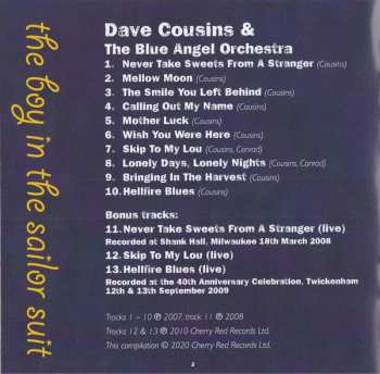 CD Dave Cousins: The Boy In The Sailor Suit