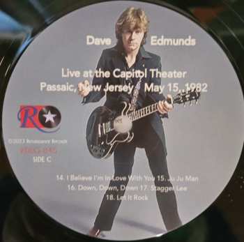 2LP Dave Edmunds: Live At The Capitol Theater May 15, 1982 CLR | LTD
