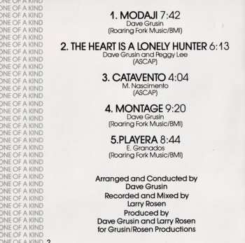 CD Dave Grusin: One Of A Kind