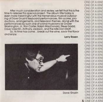 CD Dave Grusin: One Of A Kind