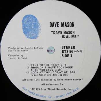 CD Dave Mason: Dave Mason Is Alive / Some Assembly Required