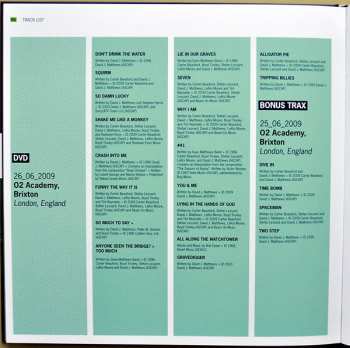 3CD/DVD/Caja Dave Matthews Band: Europe 2009 LTD