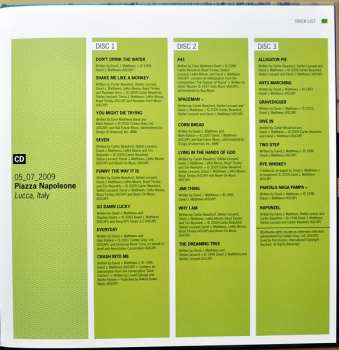 3CD/DVD/Caja Dave Matthews Band: Europe 2009 LTD