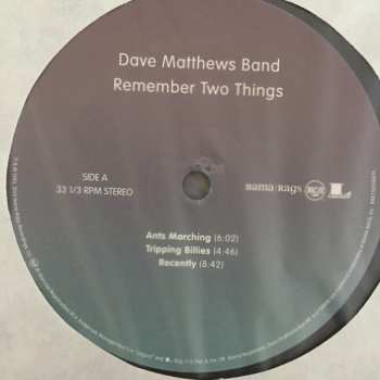 2LP Dave Matthews Band: Remember Two Things