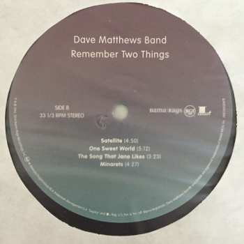 2LP Dave Matthews Band: Remember Two Things