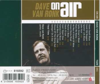CD Dave Van Ronk: On Air