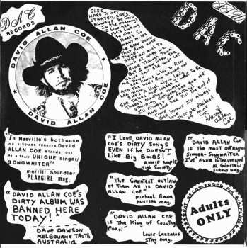 CD David Allan Coe: Underground Album