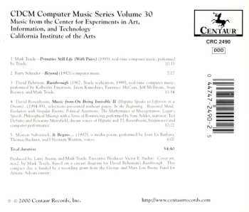 CD David Behrman: Transmigration Music