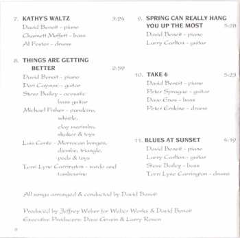 CD David Benoit: Letter To Evan