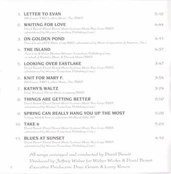 CD David Benoit: Letter To Evan