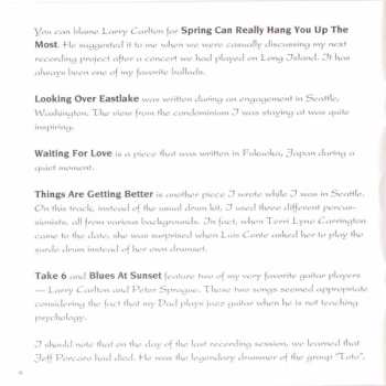 CD David Benoit: Letter To Evan