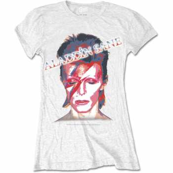 Merch David Bowie: Mujeres Camiseta Aladdin Sane 