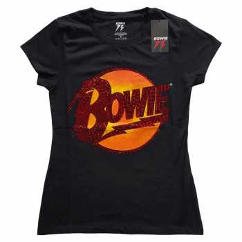 Merch David Bowie: Mujeres Camiseta Diamond Dogs Logo David Bowie