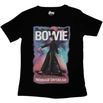 Mercancía David Bowie: David Bowie Ladies T-shirt: Moonage 11 Fade (small) S