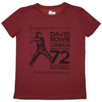 Merch David Bowie: Mujeres Camiseta Rainbow Theatre