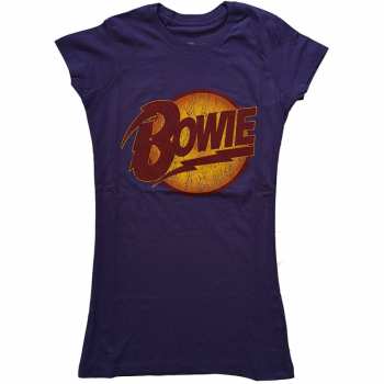 Merch David Bowie: Mujeres Camiseta Vintage Diamond Dogs Logo David Bowie 