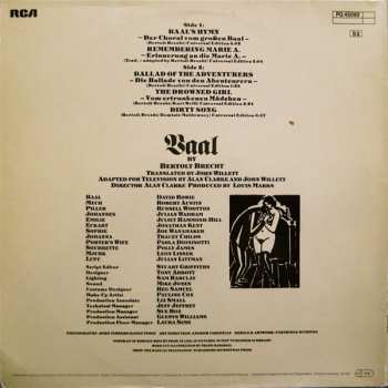 LP David Bowie: David Bowie In Bertolt Brecht's Baal