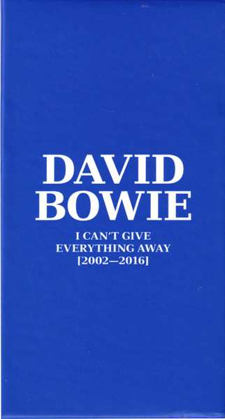 13CD/Caja David Bowie: I Can't Give Everything Away [2002–2016] LTD
