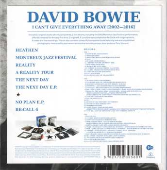 13CD/Caja David Bowie: I Can't Give Everything Away [2002–2016] LTD