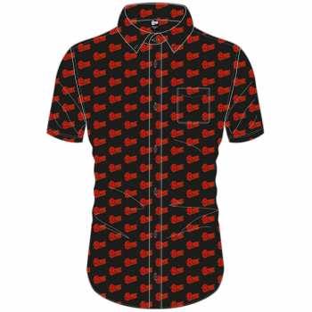 Mercancía David Bowie: Ležérní Košile Logo David Bowie Pattern  S
