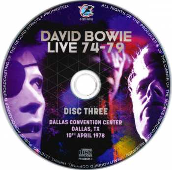 4CD/Caja David Bowie: Live 74-79