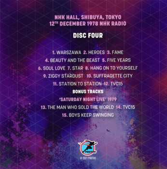 4CD/Caja David Bowie: Live 74-79