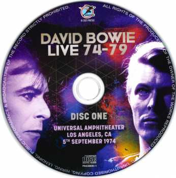4CD/Caja David Bowie: Live 74-79