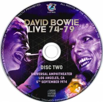 4CD/Caja David Bowie: Live 74-79