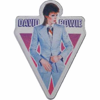 Merch David Bowie: Aplicación Blue Suit