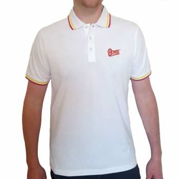 Merch David Bowie: Polo Flash Logo David Bowie 