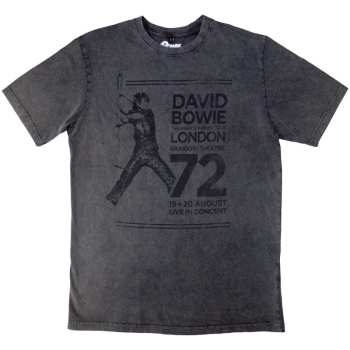 Merch David Bowie: Stone Wash Camiseta Rainbow Theatre