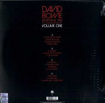 2LP David Bowie: Montreal 1983 - The Canadian Broadcast Volume Two
