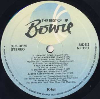 LP David Bowie: The Best Of Bowie