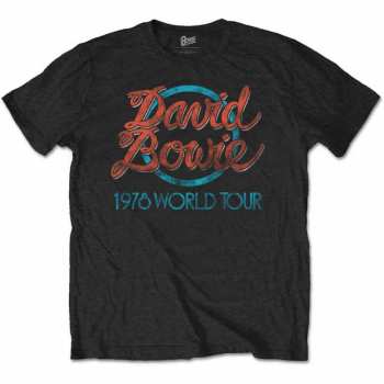Merch David Bowie: Camiseta 1978 World Tour 