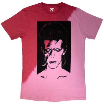 Mercancía David Bowie: David Bowie Unisex T-shirt: Aladdin Sane (wash Collection) (small) S