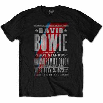 Merch David Bowie: Camiseta Hammersmith Odeon 