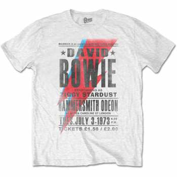 Merch David Bowie: Camiseta Hammersmith Odeon 
