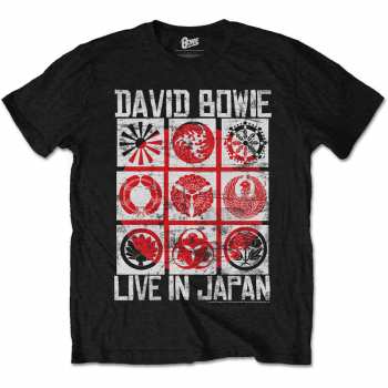 Merch David Bowie: Camiseta Live In Japan 