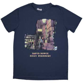 Mercancía David Bowie: David Bowie Unisex T-shirt: Ziggy Stardust (small) S