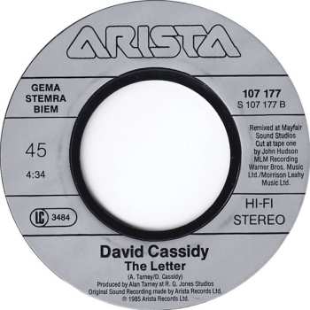 SP David Cassidy: The Last Kiss