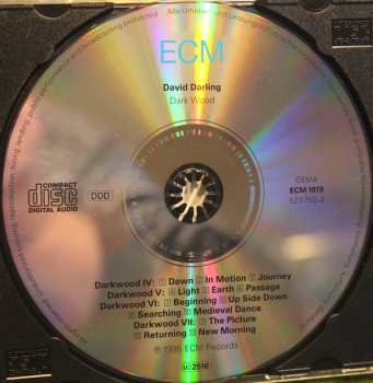 CD David Darling: Dark Wood