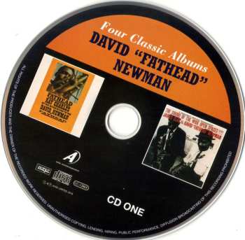 2CD David "Fathead" Newman: Four Classic Albums