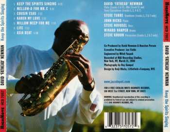 CD David "Fathead" Newman: Keep The Spirits Singing
