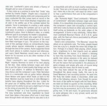 CD David "Fathead" Newman: The Blessing