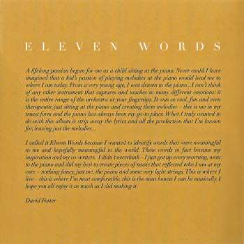 CD David Foster: Eleven Words