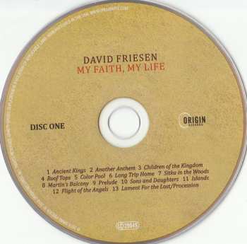 2CD David Friesen: My Faith, My Life  DIGI