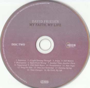 2CD David Friesen: My Faith, My Life  DIGI