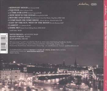 CD David Friesen Trio: Midnight Mood - Live in Stockholm