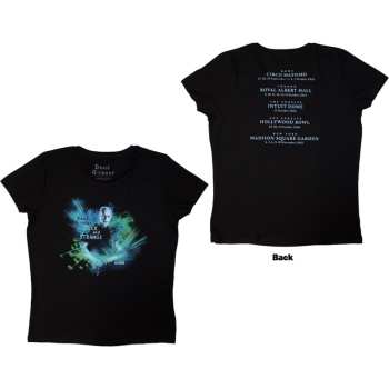 Mercancía David Gilmour: David Gilmour Ladies T-shirt: Luck & Strange Rome (black) (back Print & Ex-tour) (small) S